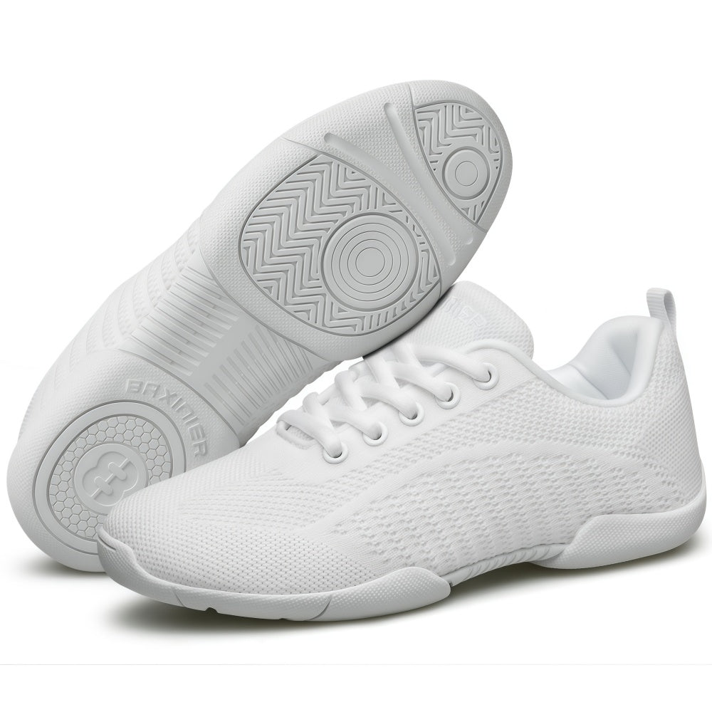 BAXINIER Girls Cheer Shoes Breathable Youth Cheer Competition Sneakers Walking Shoes
