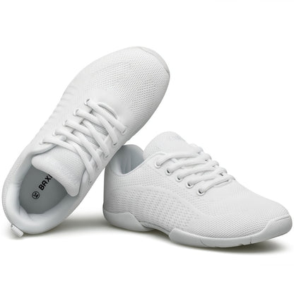 BAXINIER Girls Cheer Shoes Breathable Youth Cheer Competition Sneakers Walking Shoes
