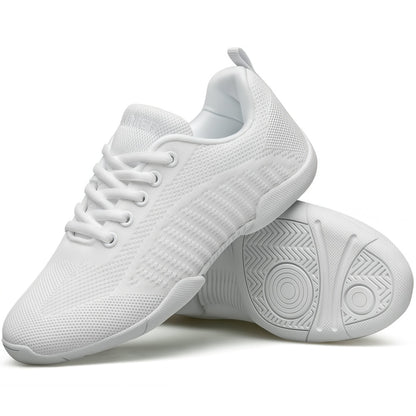 BAXINIER Girls Cheer Shoes Breathable Youth Cheer Competition Sneakers Walking Shoes