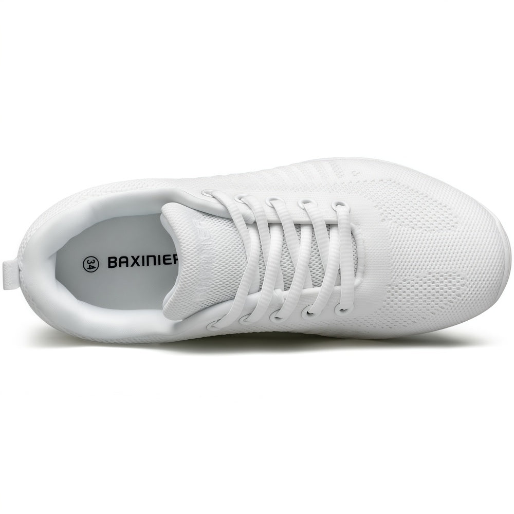 BAXINIER Girls Cheer Shoes Breathable Youth Cheer Competition Sneakers Walking Shoes